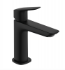 Hansgrohe Logis Jednouchwytowa bateria umywalkowa 110 Fine CoolStart z kompletem odpływowym z cięgłem czarny mat 71254670